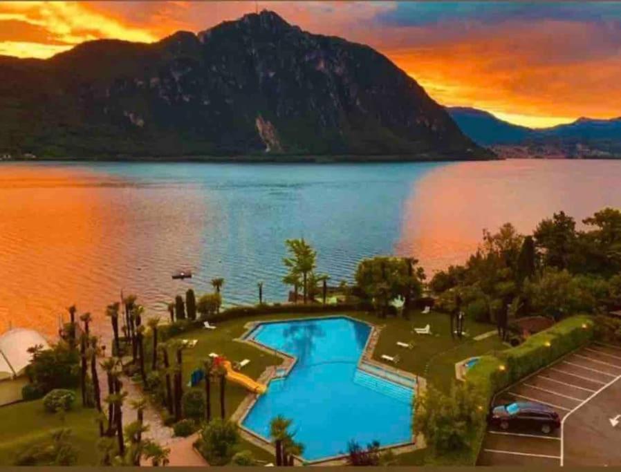 Appartamento Con Piscina E Sauna Биссоне Экстерьер фото